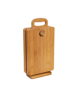 Set de 4 blaturi cu suport din lemn de bambus, colectia Eco Line - ZASSENHAUS